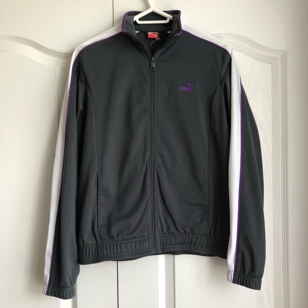 Puma Classic Grey Zip-Up Sweater (part of set)